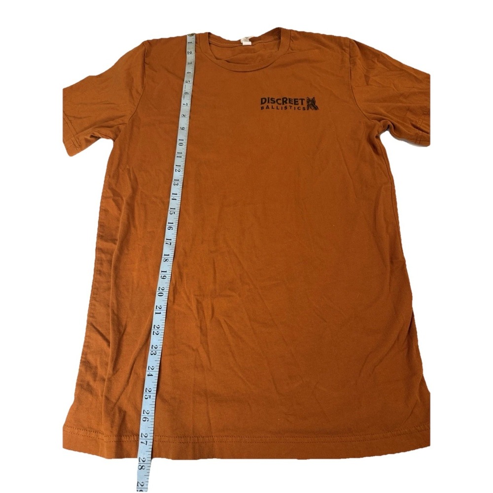 Discrete Ballistics Men's T-shirt Size Medium USA Military Ammunition Orange - Picture 3 of 8